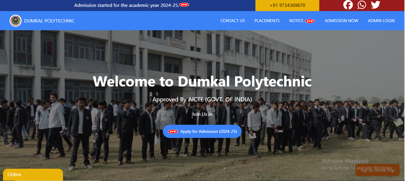 Admission Management System